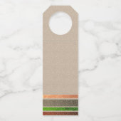 Drink van kokosvruchten flessenhanger (Achterkant)