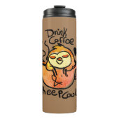 Drink van warme zoolkoffie thermosbeker (Voorkant)