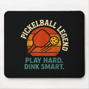 Drink verantwoordelijk retro pickleball grappig vi muismat