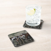 Drink verfpaarden bier onderzetter (Rechterzijde)