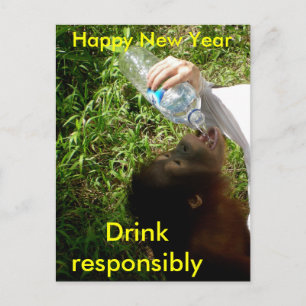 Drink viering briefkaart