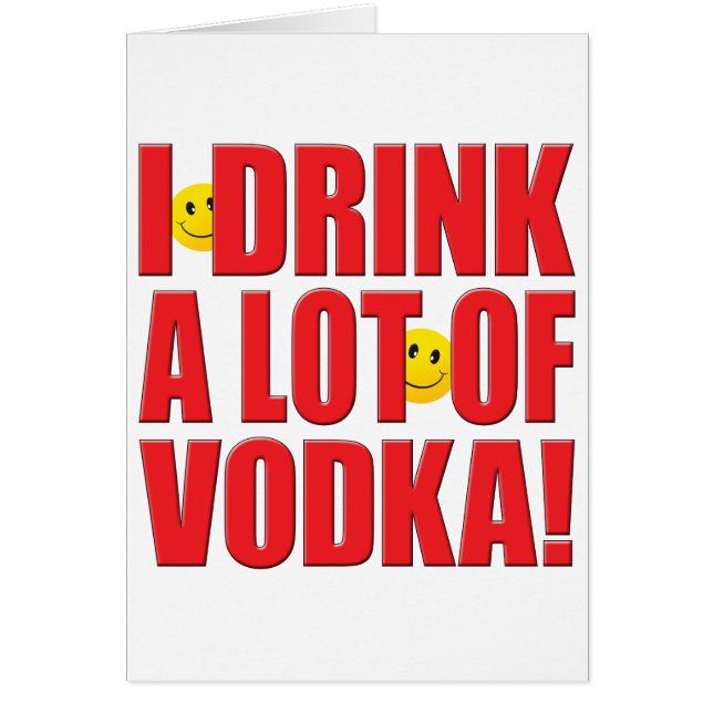 Drink Vodka Life (Voorkant)