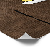 Drink voetafdruk poster (Hoek)