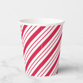 Drink voor kerstpeppermint Candy Cane Coffee Papieren Bekers (Rechts)
