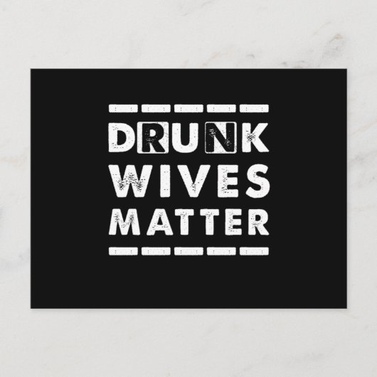 Drink vrouw briefkaart (Voorkant)