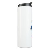 Drink water and forget your worries thermosbeker (Gedraaid links)