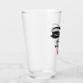 Drink waterzuiger Artist Eyelash Red Kiss Glas (Rechts)