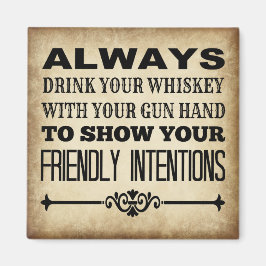 Drink Whiskey Magneet