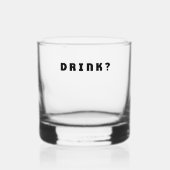 Drink Whisky Glas (Achterkant)