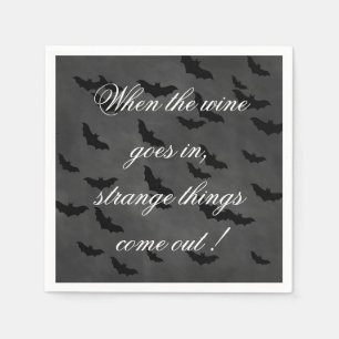 Drink wijn Halloween Napkin Servetten