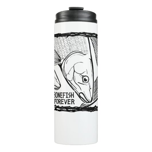 Drink with bones! thermosbeker (Voorkant)