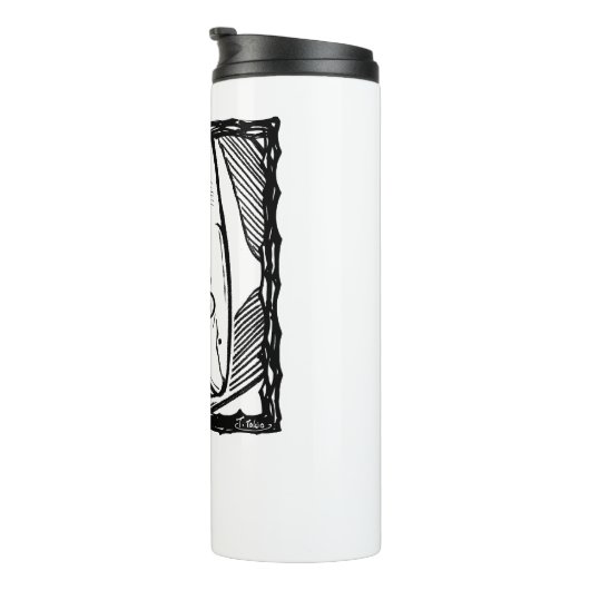 Drink with bones! thermosbeker (Geroteerd rechts)