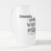 Drink Wives Matter Matglas Bierpul (Voorkant links)