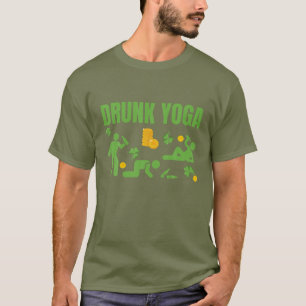 Drink Yoga Happy St. Patricks Day Irish Funny Drin T-shirt