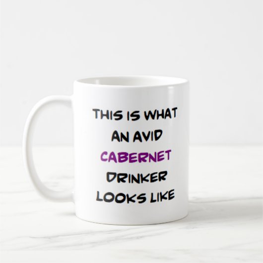 drinkcabernet , avid koffiemok (Links)