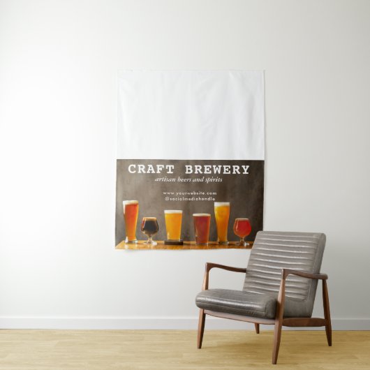 Drinken Beer Pop Up Winkel Tafel Runner Teken Foto Wandkleed (In situ)