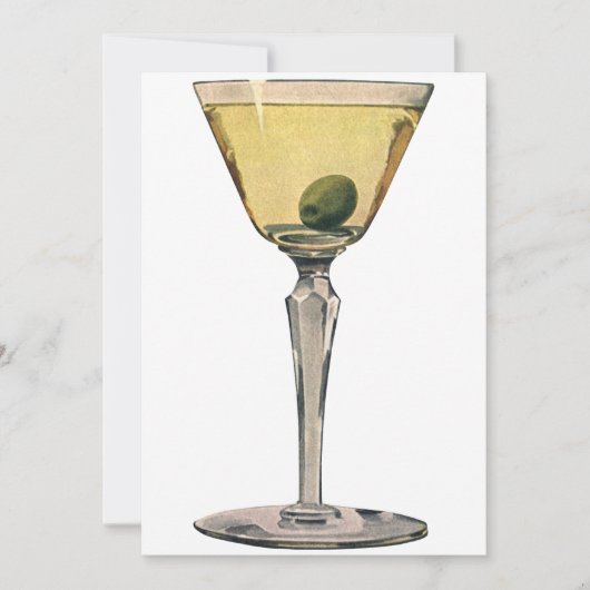 Drinken Beverages, Martini Olive Cocktail (Voorkant)