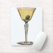  Drinken Beverages, Martini Olive Cocktail Muismat (Met muis)