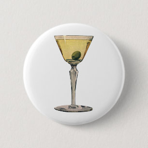 Drinken Beverages, Martini Olive Cocktail Ronde Button 5,7 Cm