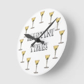 Drinken Beverages, Martini Olive Cocktail Ronde Klok (Hoek)