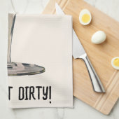  Drinken Beverages, Martini Olive Cocktail Theedoek (Quarter Fold)