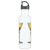  Drinken Beverages, Martini Olive Cocktail Waterfles (Achterkant)