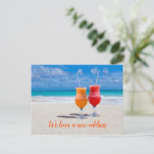 Drinken Bewegend Aankondiging Briefkaart (Staand voorkant)