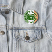 Drinken goed met anderen | Funny St Patrick's Day Ronde Button 5,7 Cm (In situ)