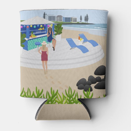 Drinken in de Beach Bar Blikjeskoeler (Voorkant)