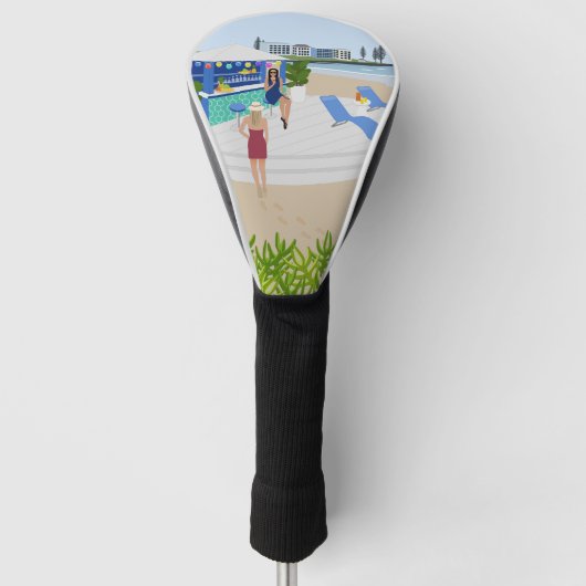 Drinken in de Beach Bar Golfheadcover (Voorkant)