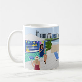 Drinken in de Beach Bar Koffiemok