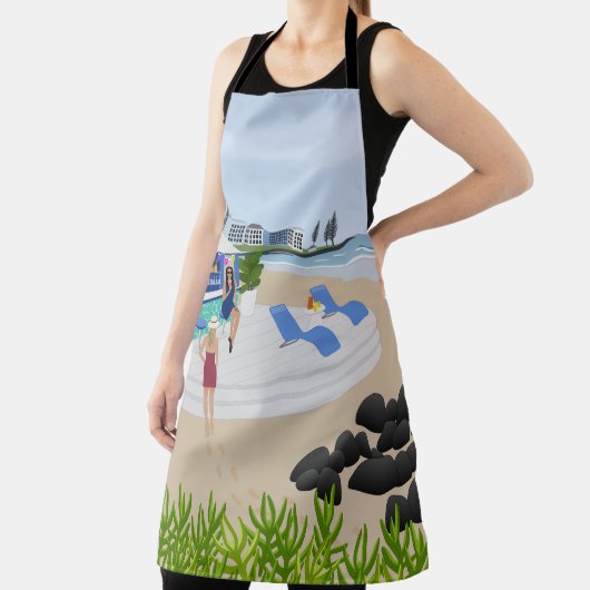 Drinken in de Beach Bar Schort (Insitu)