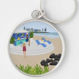 Drinken in de Beach Bar Sleutelhanger