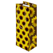 Drinken in de Zonneschijn - Wijngeschenkzak Wijn Cadeautas (Achterkant Gekanteld)