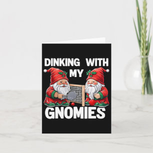 Drinken met mijn kabouters Picklell Kerstman Gnome Kaart