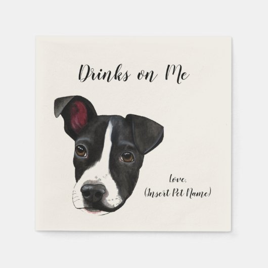 Drinken op mij Napkins Servet (Voorkant)