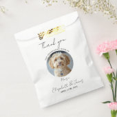 Drinken op ons Pet Dog foto bruiloft Bedankzakje (Gezegeld)