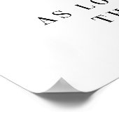 Drinken staan op ons open bord voor blogs poster (Hoek)