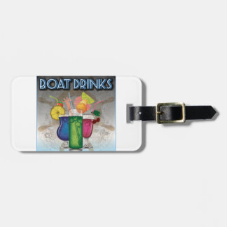 Drinken van de boot bagagelabel