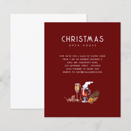 Drinken van het Open Huis van de Begroting Burgund (Voorkant / Achterkant)