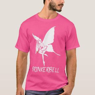 Drinkerbell Fairy Cool Wine Funny Drink Glass W T-shirt