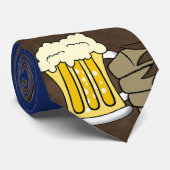 Drinkin' Bigfoot Stropdas (Opgerold)