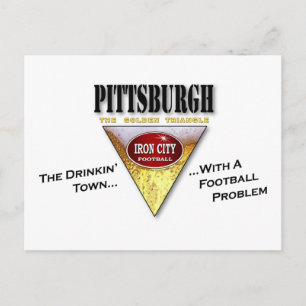 Drinkin' Town met een Football Probleem Briefkaart