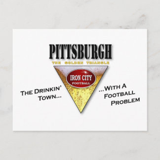 Drinkin' Town met een Football Probleem Briefkaart
