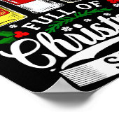 Drinking Alcohol Christmas Party Gift Full Of Chri Poster (Hoek)