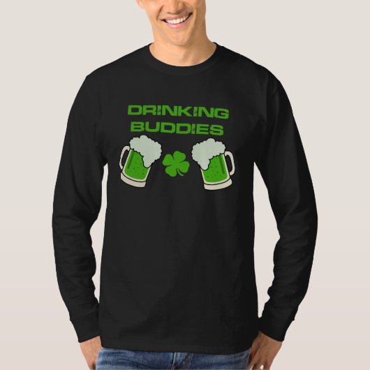 Drinking Buddies Parade Day St Patricks Day T-shirt (Voorkant)