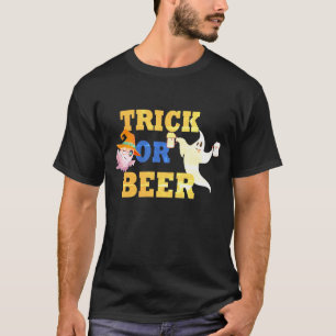 Drinkkers van Mannen brick of van bier T-shirt