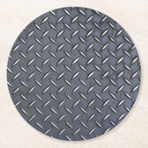 Drinkkusten met diamanten bord ronde kartonnen onderzetter