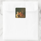 Drinkmiddelen Vierkante Sticker (Tas)
