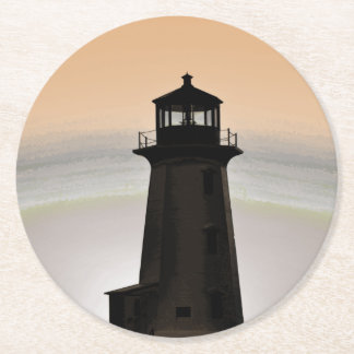 Drinkplank van Peggy's Cove Ronde Kartonnen Onderzetter
